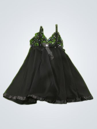 Black Lace Slip Dress