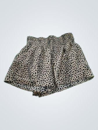 Leopard Print Mini Shorts