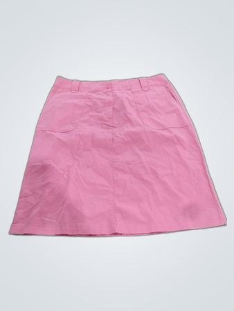Talbots Pink Cotton Spandex Mini Skirt