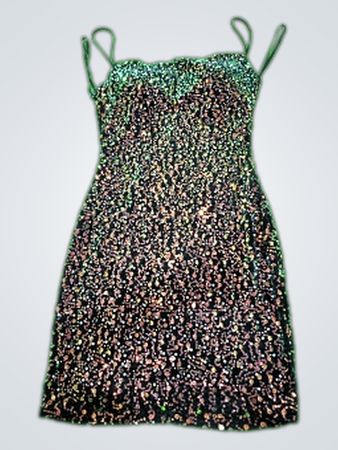 Sequined Mini Dress