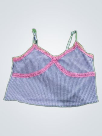 Wild Fable Lace Trim Ribbed Camisole