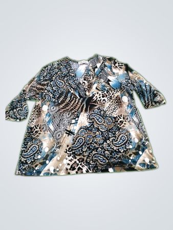 Claire France Mode Printed Blouse