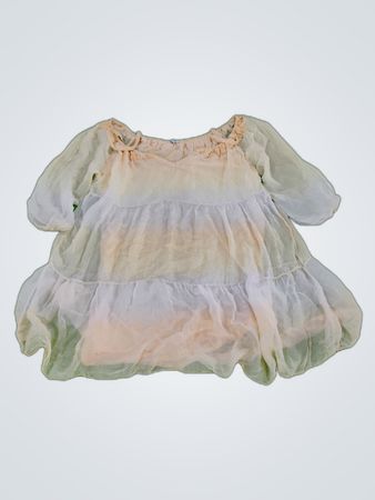 Aquavita Sheer Ruffle Blouse