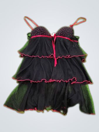 Linea Donatella Black Lingerie Dress