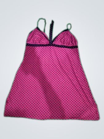 Victoria's Secret Delicates Pink Polka Dot Chemise