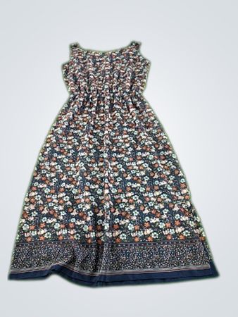 Mr. Duval Floral Print Sleeveless Midi Dress
