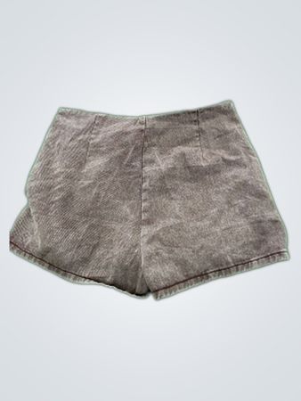 Gray Cotton Skirt