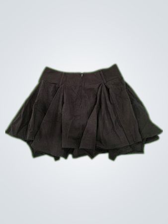 Social Collision Black Pleated Skirt