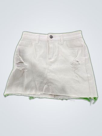 Hollister Distressed Denim Mini Skirt