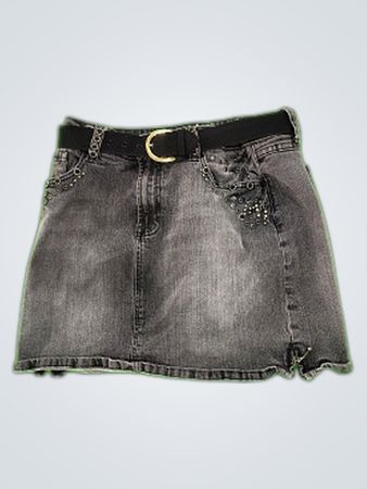La Blues Gray Denim Skirt