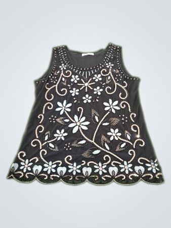RENJO Embellished Sleeveless Top