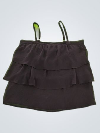 Fashion Bug Black Ruffled Top