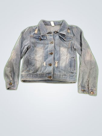 Distressed Denim Jacket