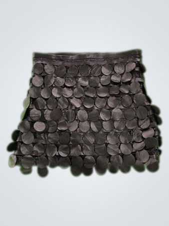 Black Sequined Skirt