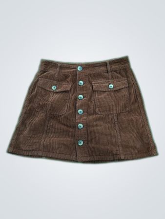 American Eagle Brown Corduroy Skirt