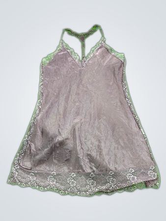 Gray Lace Trim Camisole