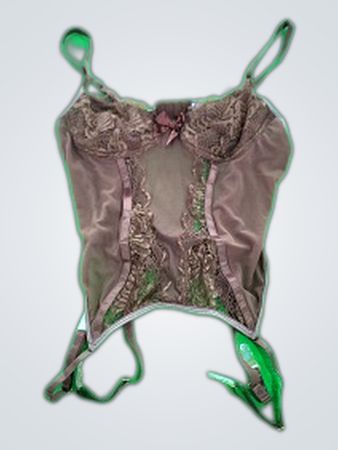 Brown Lace Bustier