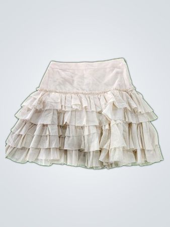 Zara Ruffled Mini Skirt