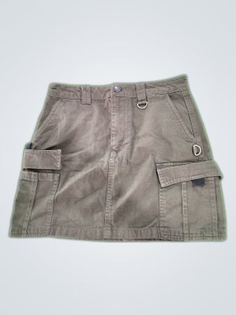 Forever 21 Gray Cargo Skirt