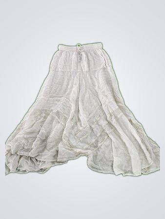 Vision White Lace Palazzo Pants