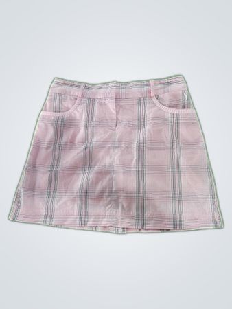 Izod Pink Plaid Skirt