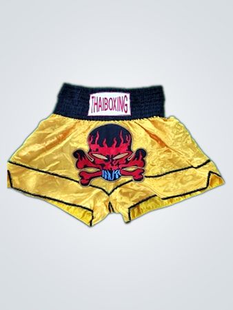 Golden Thai Boxing Shorts