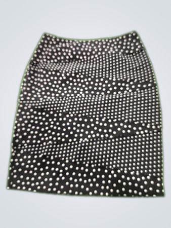 Black and White Polka Dot Skirt