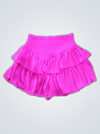 Pink Ruffled Skirt