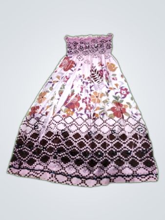 Pink Floral Skirt