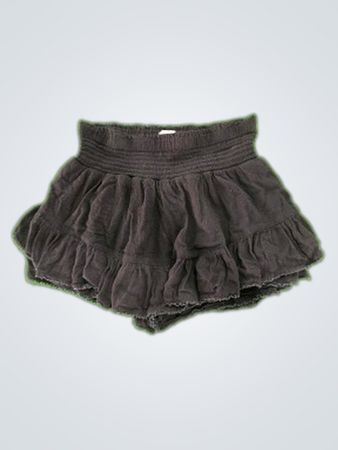 Aeropostale Black Ruffled Skirt