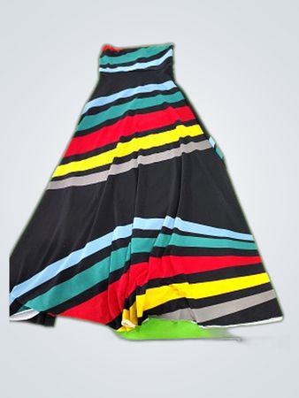 Multicolored Striped Dress