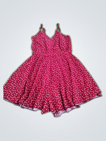 Pink Polka Dot Dress