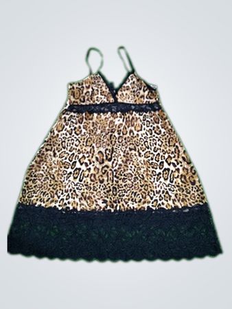 Victoria's Secret Leopard Print Chemise