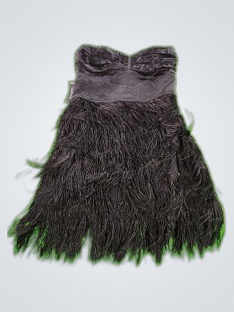 Black Feathery Skirt