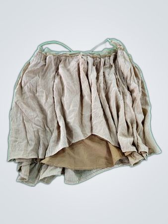 Beige Drawstring Bag