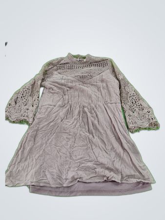 Listicle Lace Sleeve Dress