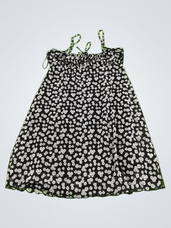 Aéropostale Black Floral Sleeveless Mini Dress
