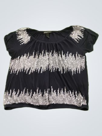 INC International Concepts Petite Sequined Top
