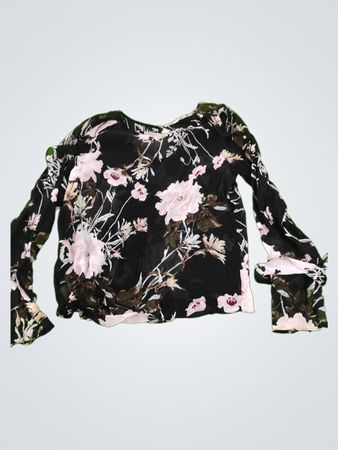 Lucky Brand Floral Long Sleeve Blouse