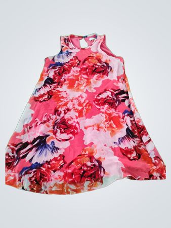 Calvin Klein Pink Floral Sleeveless Mini Dress