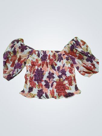 Old Navy Floral Off-Shoulder Top
