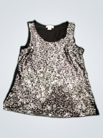 Michael Kors Sleeveless Sequined Top