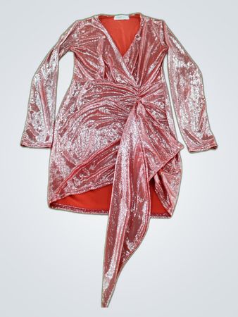 FEMME LUXE Pink Sequined Dress