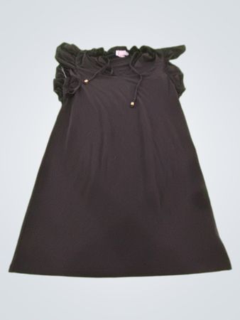 Michael Kors Black Ruffled Dress