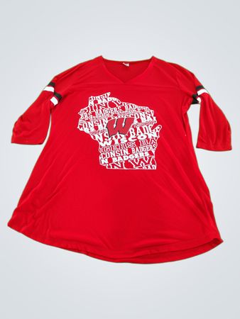 Wisconsin Badgers Red T-Shirt