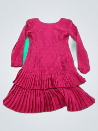 Liz Claiborne Petite Red Ruffled Dress