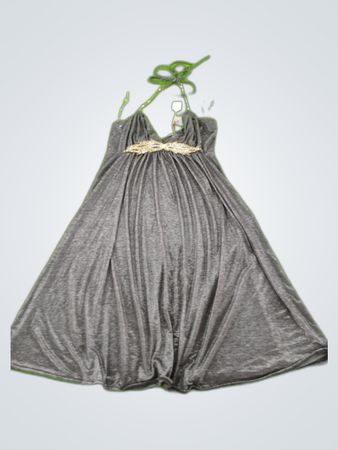 Gray Sleeveless Dress