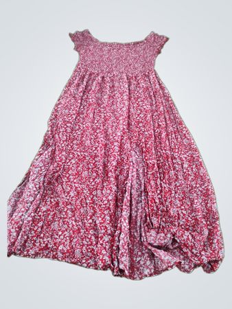 Red Floral Maxi Dress