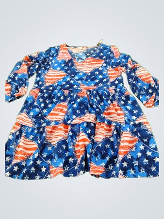 American Flag Pattern Dress
