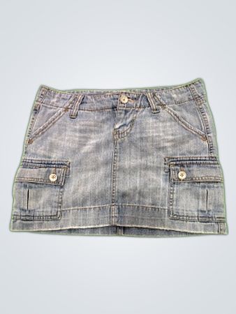 Old Navy Ultra Low Waist Denim Skirt